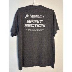 Port and Company San Antonio Spurs NBA T-Shirt Mens XL Gray Academy Spirit