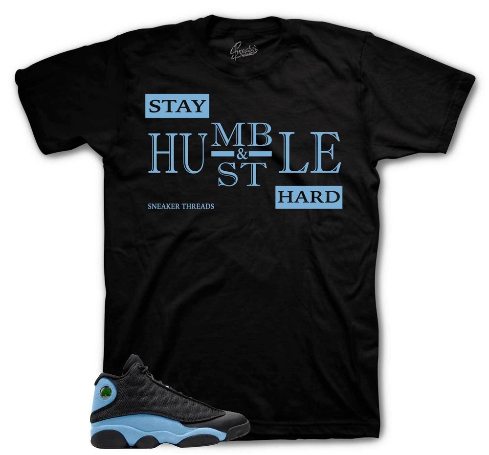 Shirt To Match Jordan 13 University Blue – Stay Humble Sneaker Tee