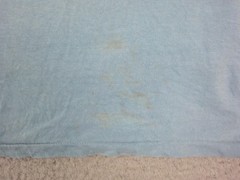 True Vintage Ozarks Shirt Mens Large Blue Lake Point View Resort 50s 60s Cotton
