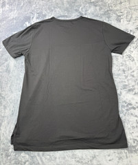 CUTS Clothing Split-Hem Crewneck T-Shirt Mens Extra Large Black Pyca Pro NWOT
