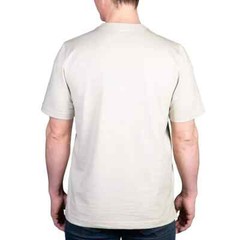 Kirkland Signature Men’s Pima Cotton Slub Tee, Tan, Size S