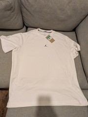 NWT Nike Jordan Sport Men’s Dri-FIT Short-Sleeve Top White XL IF0882-100 Jumpman
