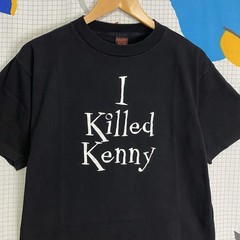 Vintage 90s Fashion Victim Tshirt I Killed Kenny Large Single Stitch USA Grunge