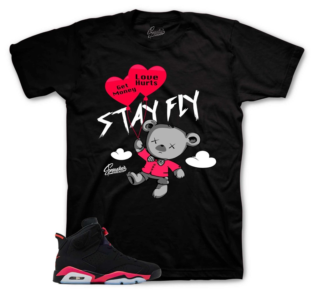 Shirts To Match Jordan 6 Infrared Salesman | Money Over Love Sneaker Tees