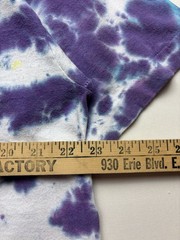Vtg 92 High As The Moon Tour Tie Dye Single Stitch Fruit Of The Loom Shirt