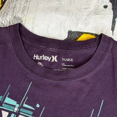 Hurley graphic tee purple