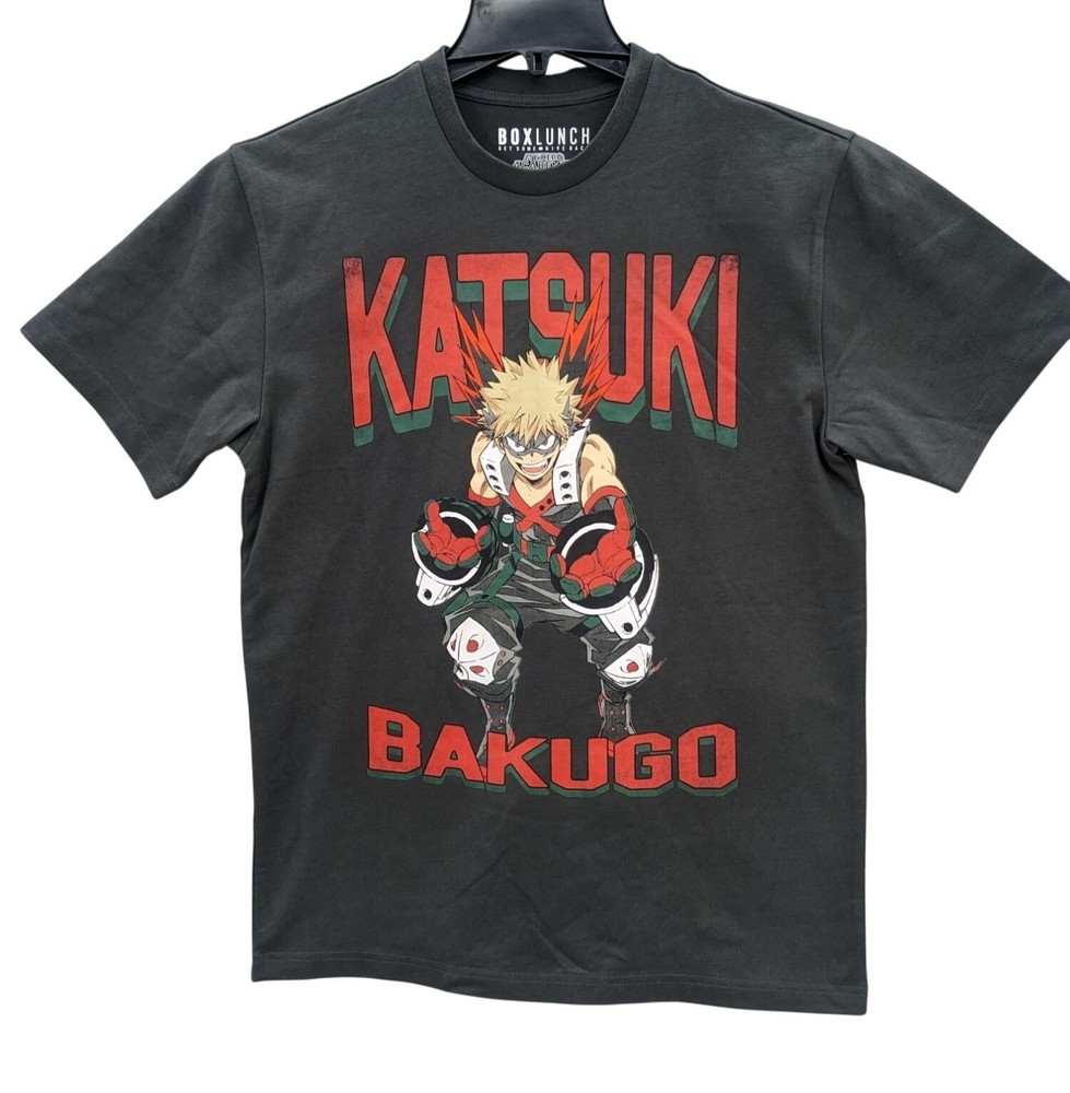 My Hero Academia Katsuki Bakugo Graphic T Shirt Anime Streetwear Cosplay Medium