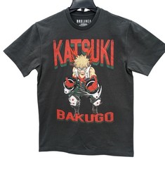 My Hero Academia Katsuki Bakugo Graphic T Shirt Anime Streetwear Cosplay Medium