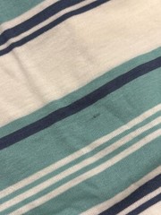 New Look Men’s Oversized Striped Crew Neck Shirt JL3 Blue/White Stripe Small