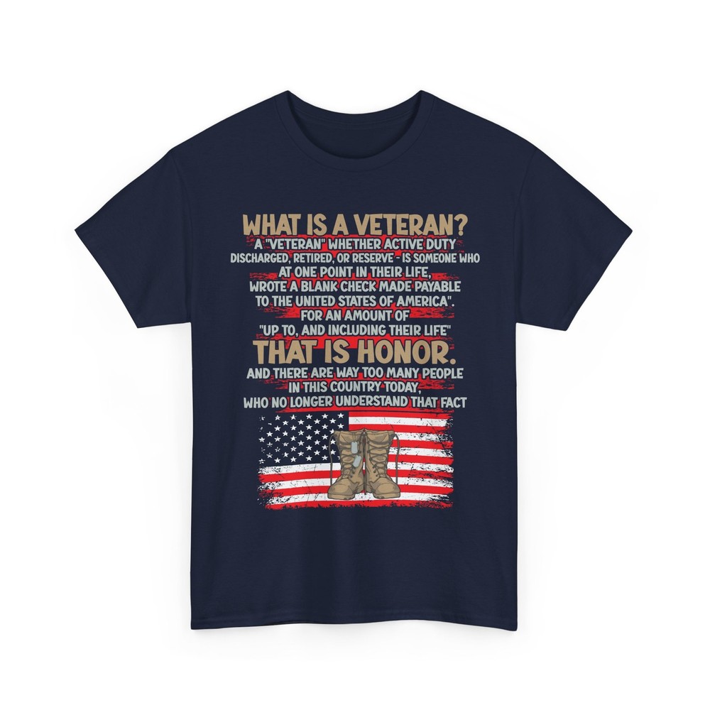 Veteran’s Day Shirt, What Is a Veteran? Veteran Definition Men Grandpa Shirt