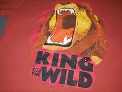 E12 DISNEY STORE THE LION KING SIMBA KING OF THE WILD T-SHIRT XL