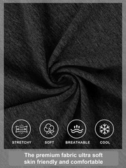 Comdecevis Mens Short Sleeve T-Shirts Crewneck Curved Hem Cotton Tees Hipster