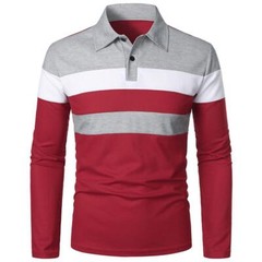 Camisa De Manga Larga Moda Casual Primavera Otoño Camiseta Estampado Para Hombre