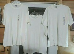 Gildan/Hanes mans white t shirts total 3 size xl