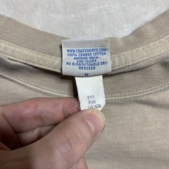 Crazy Shirts Hawaii Shirt Mens Medium Beige Lahaina Maui Surf Kona Coffee Dyed