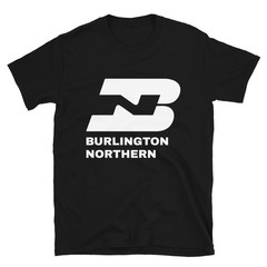 Burlington Northern Vintage Railroad Train T-Shirt