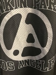 Linkin Park 2025 Tour Football Jersey Mesh Large Front Print Not Perfect