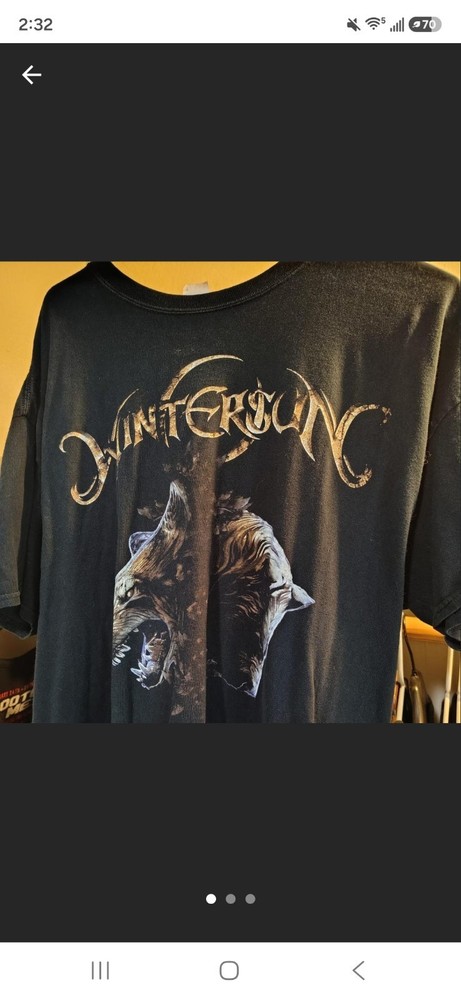 wintersun xl t shirt Two Sided