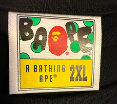 A Bathing Ape BAPE Japan Baby Milo II Tee (SS25) BLACK – 2XL XXL – NEW in bag