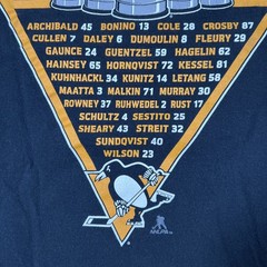 Pittsburgh Penguins NHL 2017 Stanley Cup Reebok T Shirt Men’s Black Large