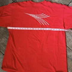 Diadora Men’s Red Soccer Graphic Logo Crew Neck Short Sleeve Knit Tee XL