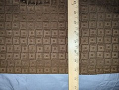 Stacy Adams Brown Geometric Pattern AOP Short Sleeve T 2XL Made in USA Vintage