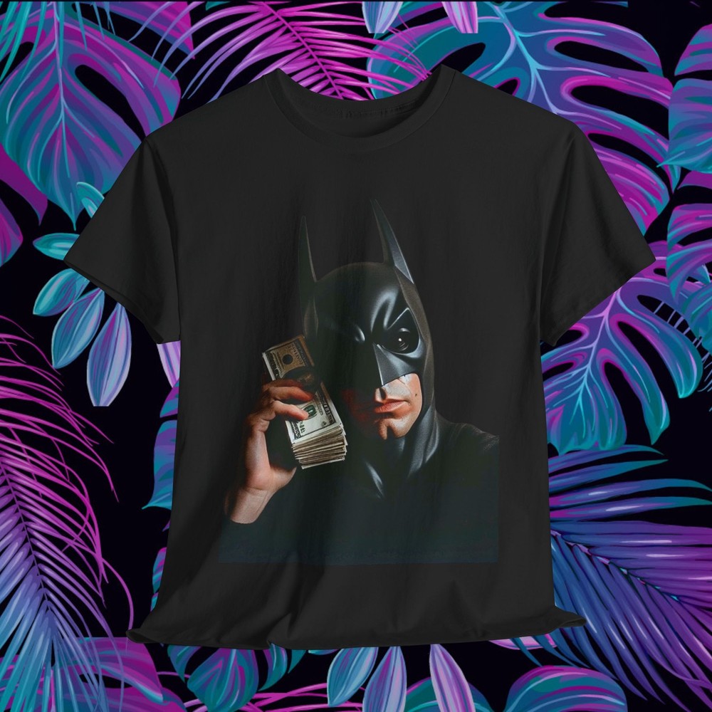 Batman Call Money Cash T-Shirt, Superhero Graphic Tee, Batman Fan Gift, Comic