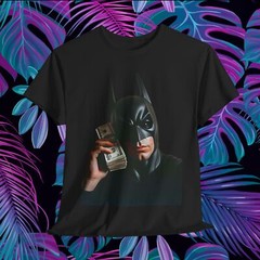 Batman Call Money Cash T-Shirt, Superhero Graphic Tee, Batman Fan Gift, Comic