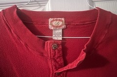 VIntage Banana Republic Mill Valley Men’s L Red Long Sleeve, Yukon Shirt