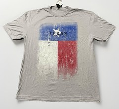 Gildan Sofstyle Cvc Texas Print New Mens Crew Neck Short Sleeve Gray T Shirt XL