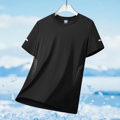 Quick Dry Sports T-Shirt Men’s Running Hiking Fishing Outdoor Breathable Top
