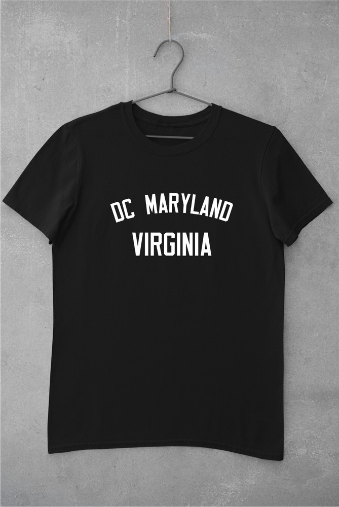 DMV Shirt, DC, Maryland, Virginia, Hip Hop, 202
