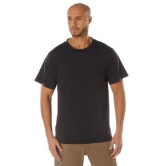 Mens Black Physical Training T-Shirt Lightweight Advanced Moisture Wicking Shirt
