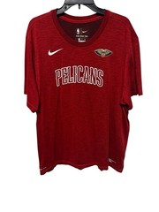 Nike New Orleans Pelicans NBA Dri-FIT T-Shirt Men’s XXL Red Athletic Tee