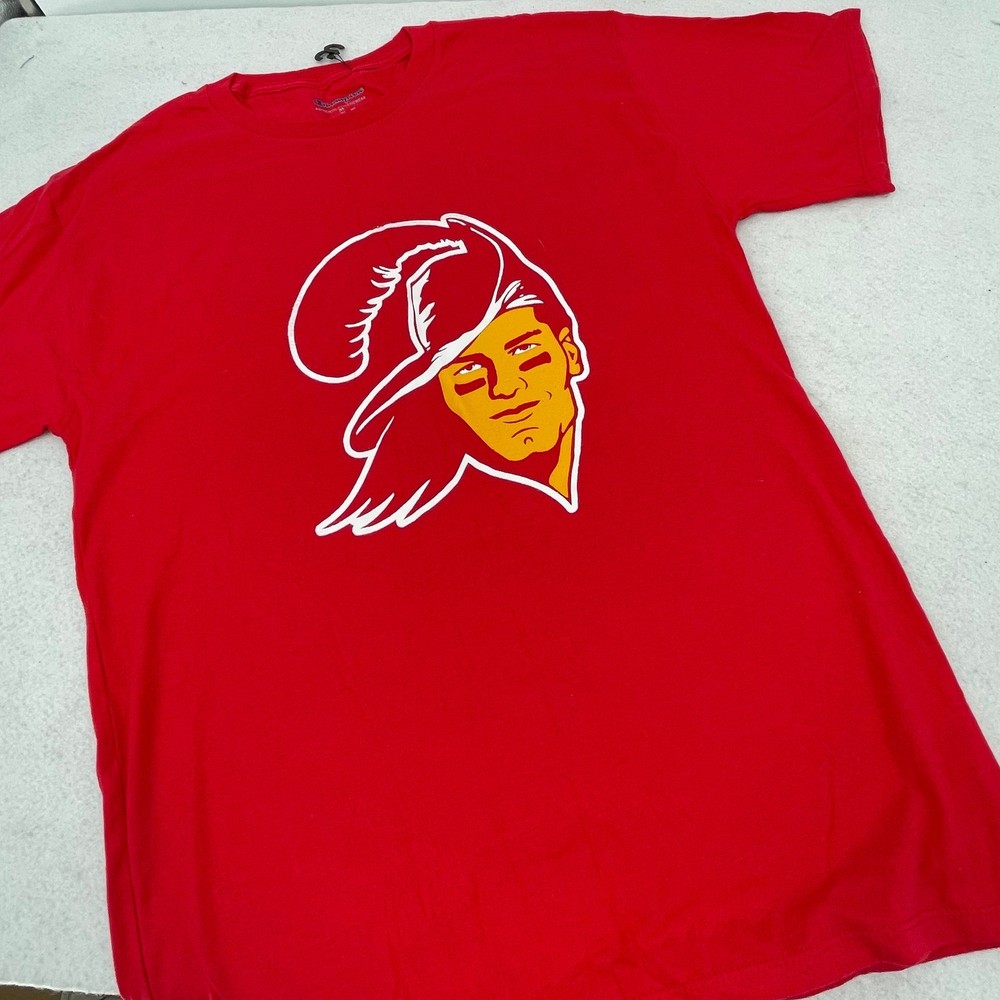 Champion Tom Brady Tampa Bay Buccaneers Buccaneer Bruce Graphic T-Shirt Mens M