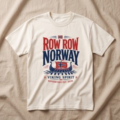 Norway Soccer Comfort Colors : Row Row Norway Viking Supporter Tee