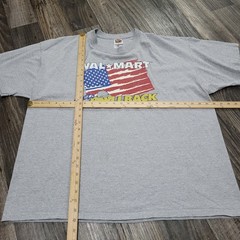 Vintage Walmart Smiley Face T-Shirt Gray “Let’s Rollback” Size XXXL