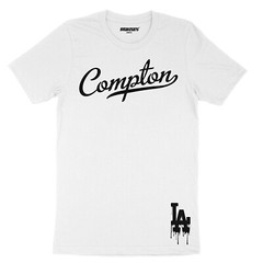 Compton West Coast Los Angeles LA California Graphic Hip Hop Men’s Tee