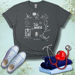 Tele Nurse Comfort Tee Ring Spun Cotton Soft Tele