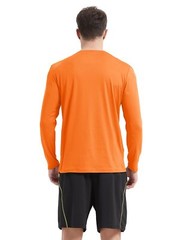 UPF50+ Men’s Long Sleeve T-Shirt Skin Protection Quick Dry Performance Fishing T