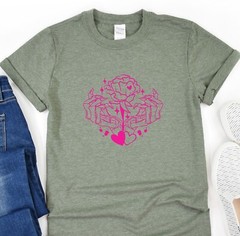 The Lovers Shirt, Valentines Day T-Shirt, Skeleton Tee, Gift for her