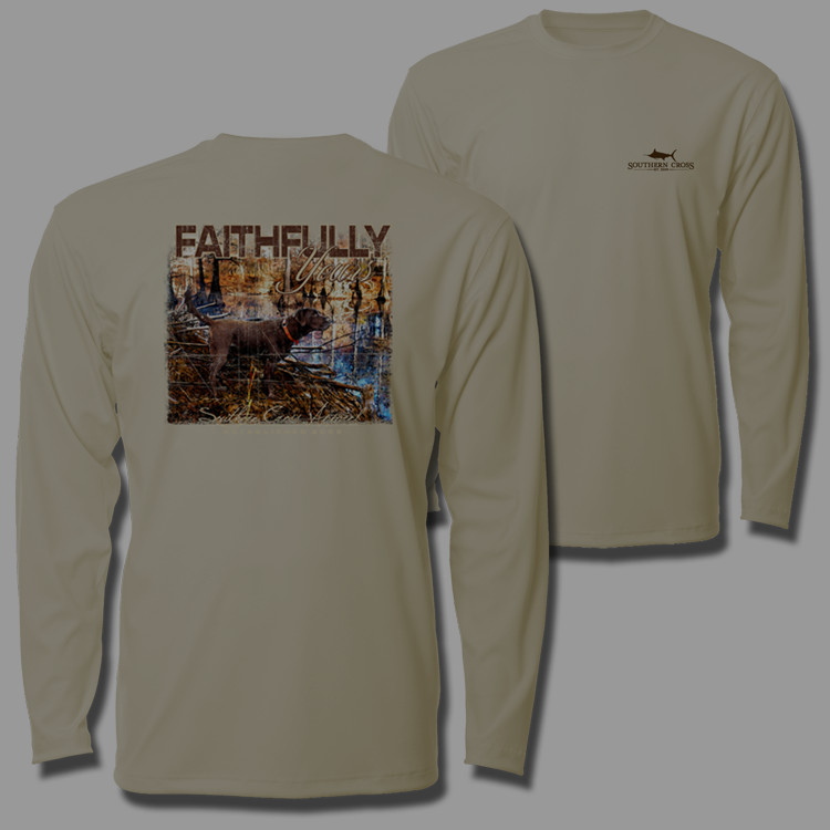 Southern Cross – Faithfully Yours – Long Sleeve Tshirt – Comfort Colors