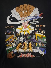 Vintage 1994 Green Day Dookie Tour Brockum Band TShirt M Australia Single Stitch