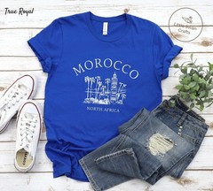 Morocco Shirt Travel Gift for North Africa Trip Lovers Souvenir Tee