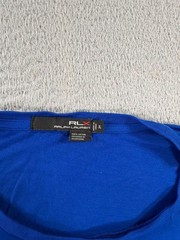 RLX Ralph Lauren Shirt Men’s XL Blue Blue Cross Graphic Logo Performance Tee