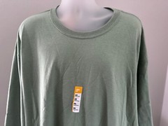 Carhartt Green Loose Fit Heavyweight L/S Pocket T-Shirt Model TK0231-M 4XL