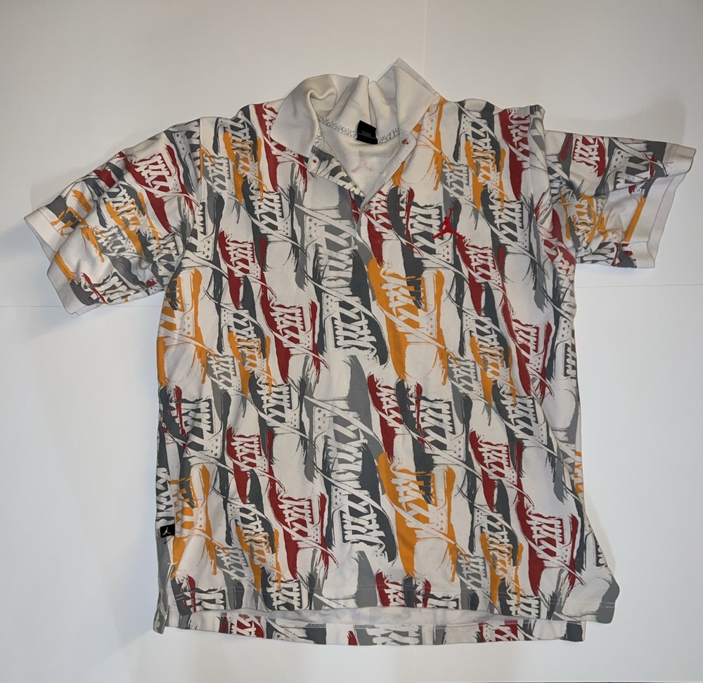 Vintage Air Jordan Collage Jordan Brand Polo Og Y2k Sz 3x