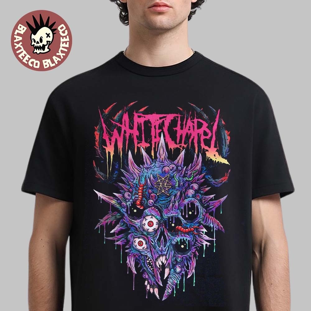 Whitechapel 2026 Summer Merch Cultist Trip Black T-Shirt Size S-5XL