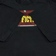 Vintage PULP FICTION 1994 Quentin Tarantino Uma Thurman Movie XL Shirt REPRINT
