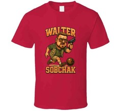 The Big Lebowski Walter Sobchak Retro 80’s Movie Caricature T Shirt